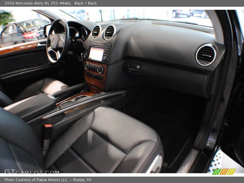 Black / Black 2009 Mercedes-Benz ML 350 4Matic
