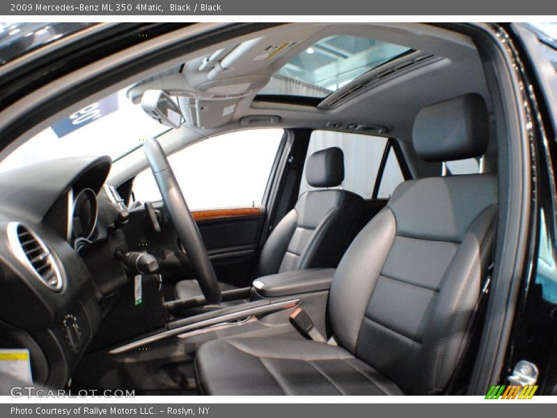 Black / Black 2009 Mercedes-Benz ML 350 4Matic