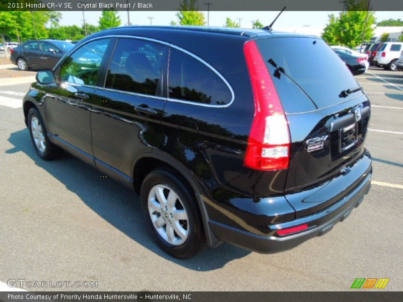 Crystal Black Pearl / Black 2011 Honda CR-V SE