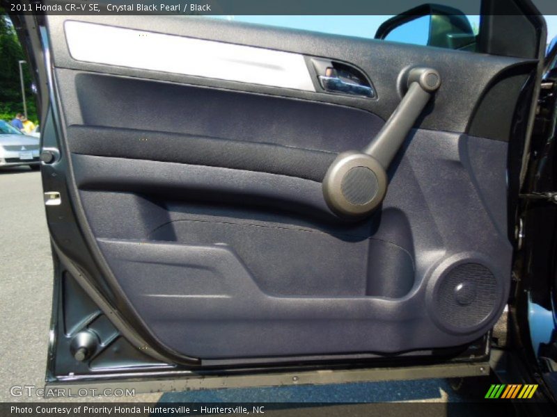 Crystal Black Pearl / Black 2011 Honda CR-V SE