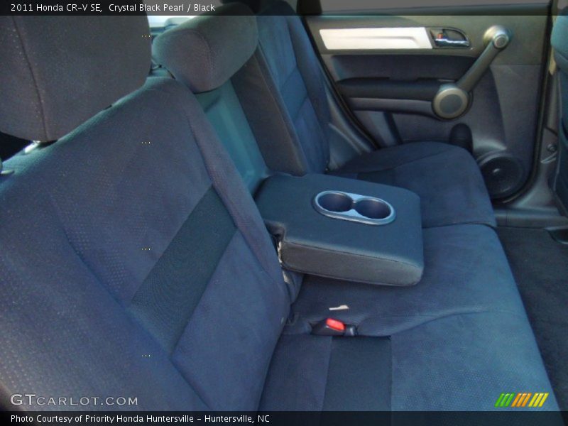 Crystal Black Pearl / Black 2011 Honda CR-V SE