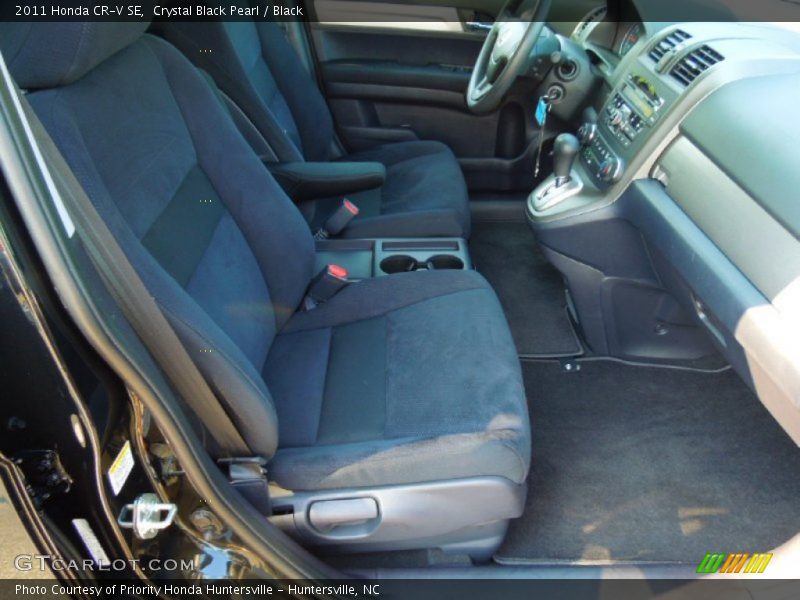 Crystal Black Pearl / Black 2011 Honda CR-V SE