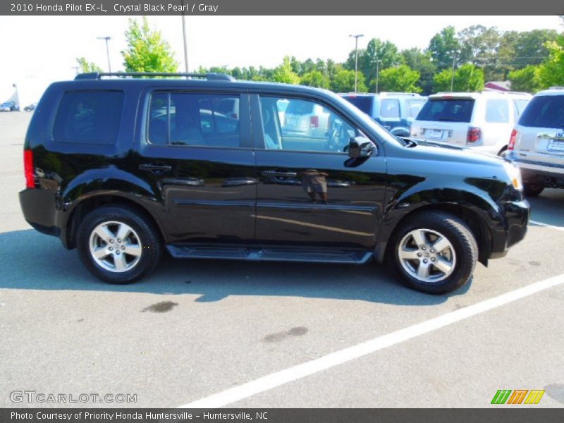Crystal Black Pearl / Gray 2010 Honda Pilot EX-L