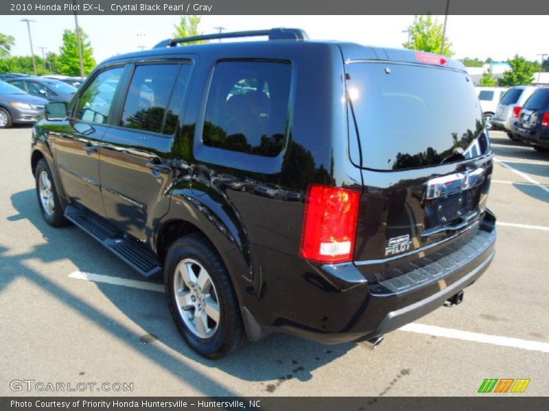 Crystal Black Pearl / Gray 2010 Honda Pilot EX-L