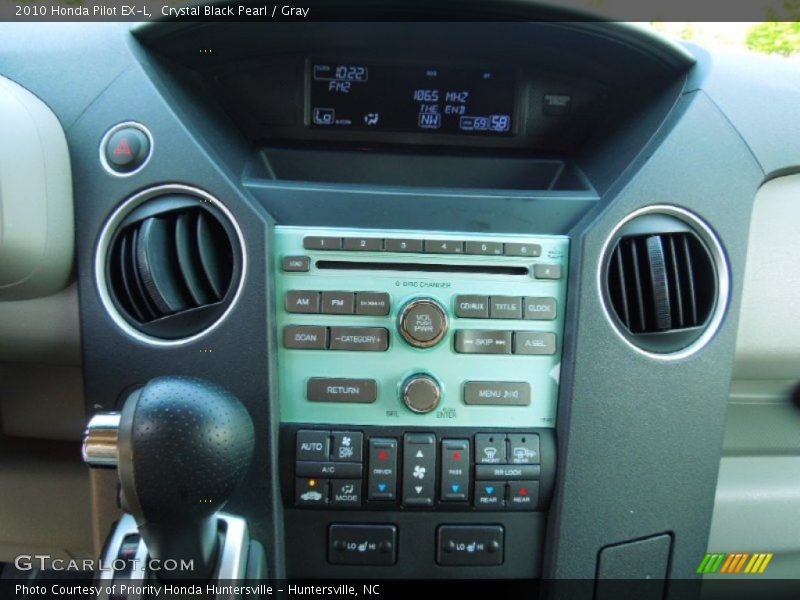 Crystal Black Pearl / Gray 2010 Honda Pilot EX-L