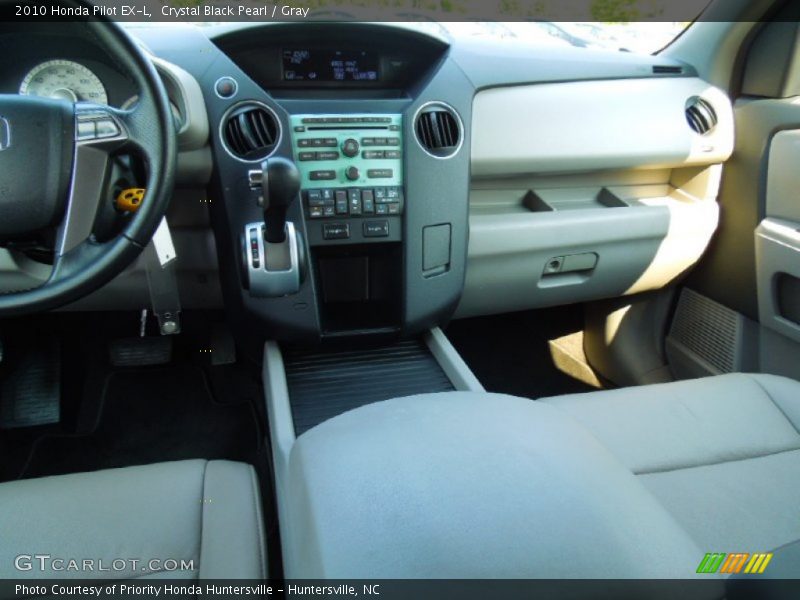 Crystal Black Pearl / Gray 2010 Honda Pilot EX-L