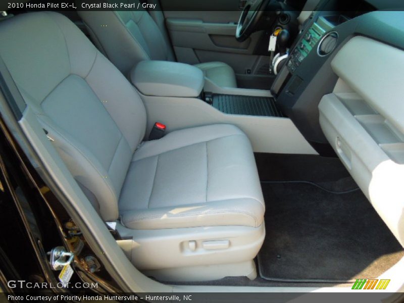 Crystal Black Pearl / Gray 2010 Honda Pilot EX-L