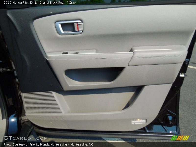 Crystal Black Pearl / Gray 2010 Honda Pilot EX-L