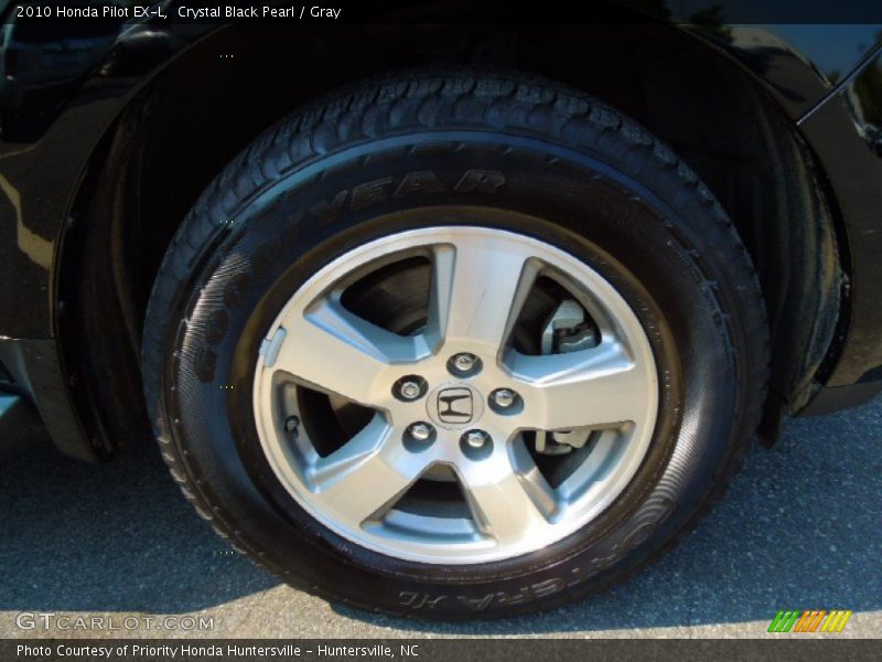 Crystal Black Pearl / Gray 2010 Honda Pilot EX-L