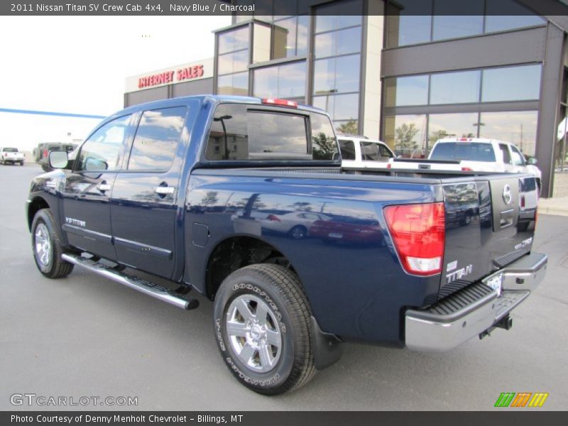 Navy Blue / Charcoal 2011 Nissan Titan SV Crew Cab 4x4