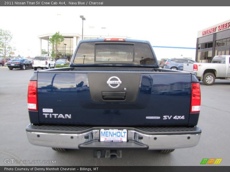 Navy Blue / Charcoal 2011 Nissan Titan SV Crew Cab 4x4