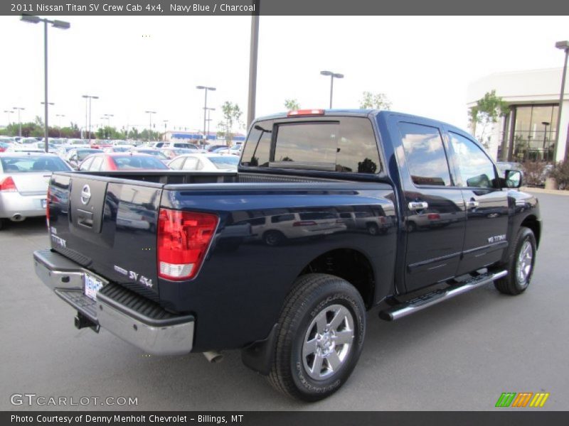 Navy Blue / Charcoal 2011 Nissan Titan SV Crew Cab 4x4