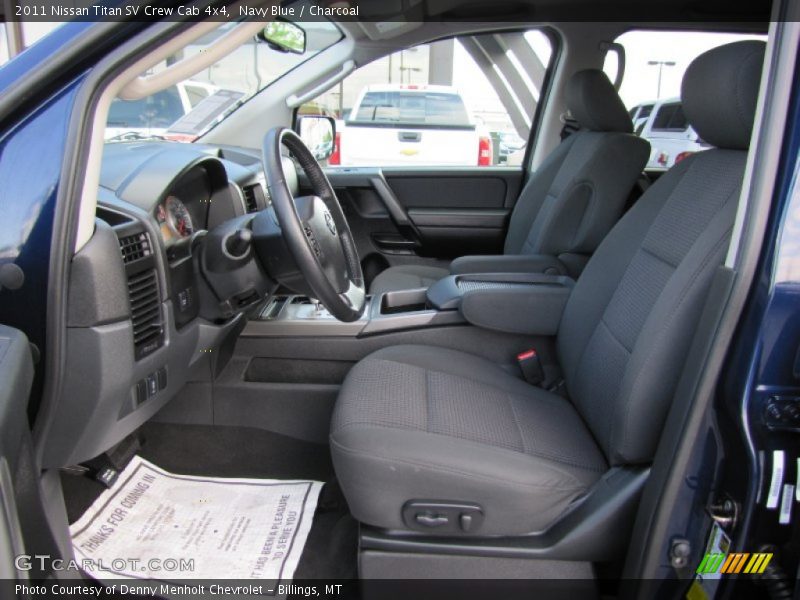 Navy Blue / Charcoal 2011 Nissan Titan SV Crew Cab 4x4