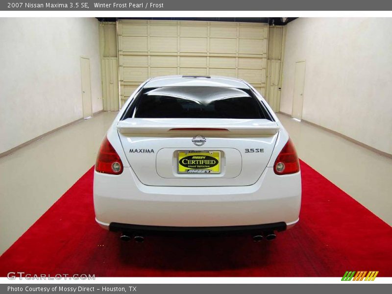 Winter Frost Pearl / Frost 2007 Nissan Maxima 3.5 SE