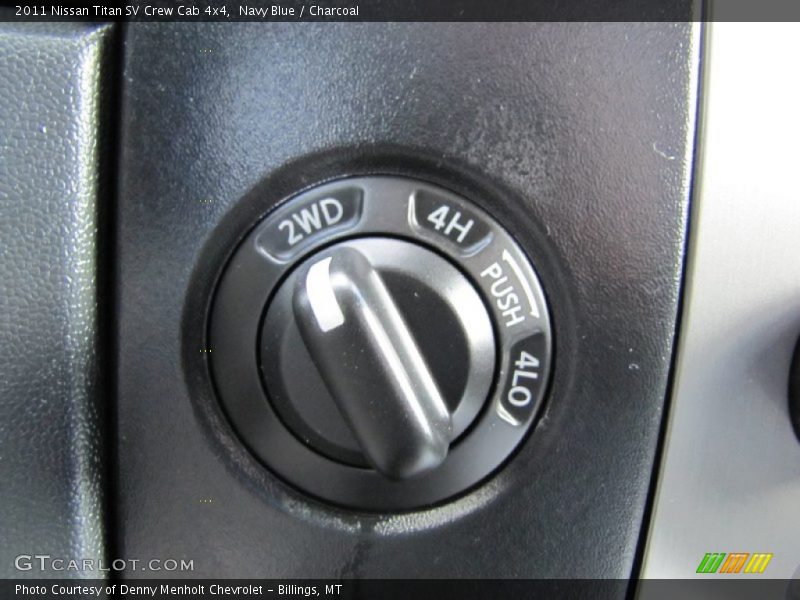 Navy Blue / Charcoal 2011 Nissan Titan SV Crew Cab 4x4