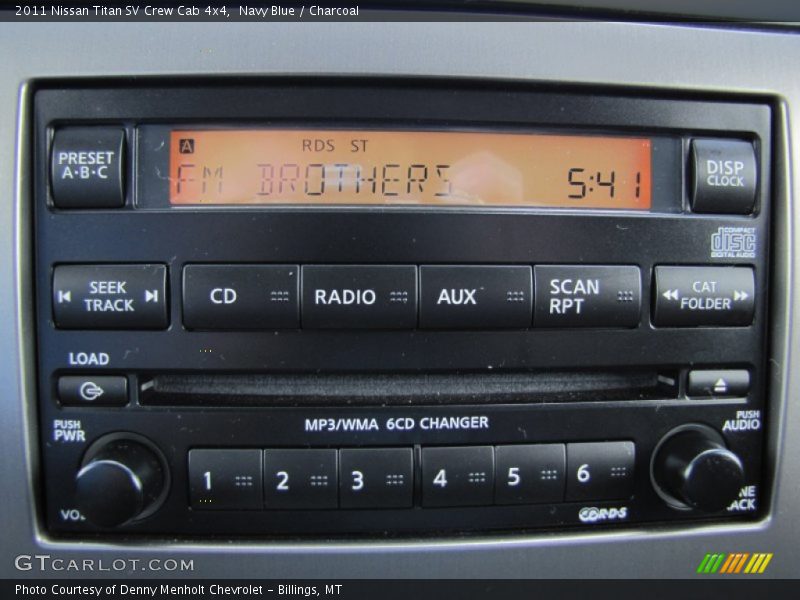 Navy Blue / Charcoal 2011 Nissan Titan SV Crew Cab 4x4