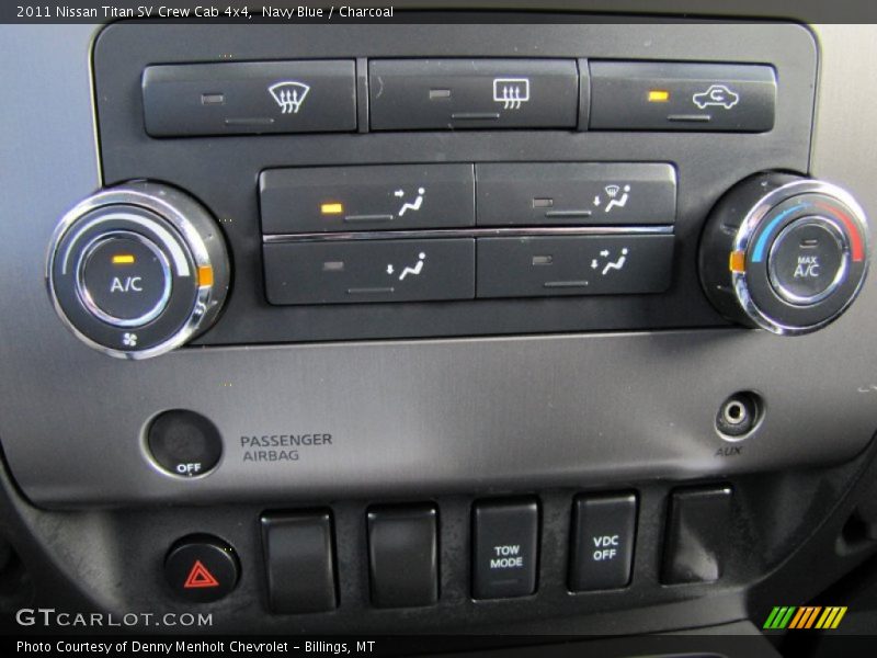 Navy Blue / Charcoal 2011 Nissan Titan SV Crew Cab 4x4