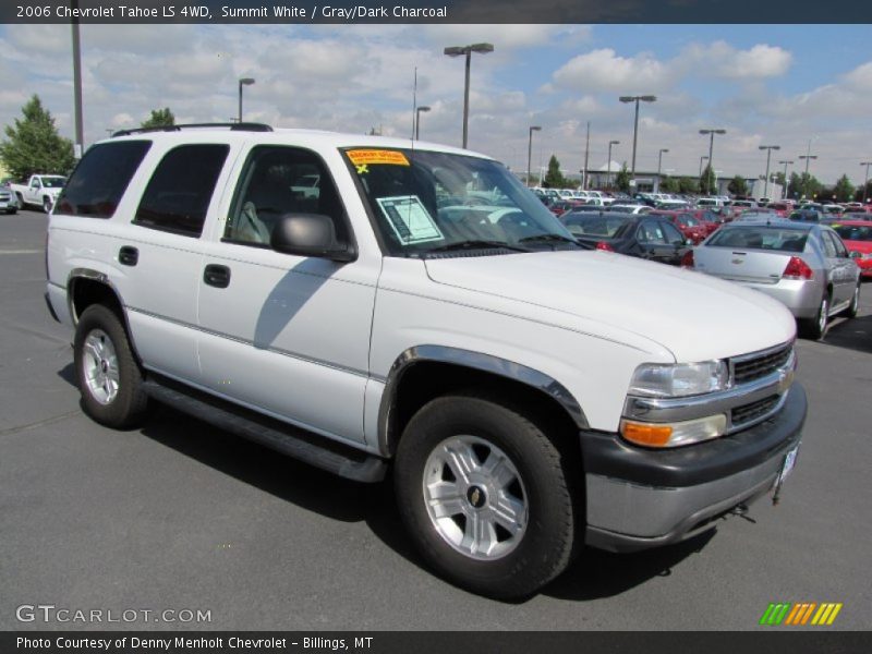 Summit White / Gray/Dark Charcoal 2006 Chevrolet Tahoe LS 4WD