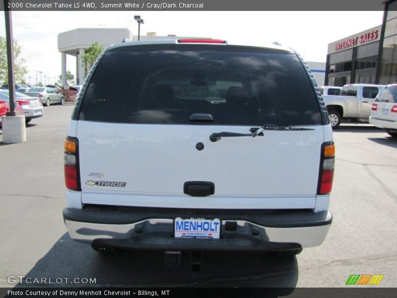 Summit White / Gray/Dark Charcoal 2006 Chevrolet Tahoe LS 4WD