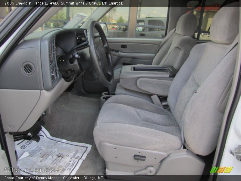 Summit White / Gray/Dark Charcoal 2006 Chevrolet Tahoe LS 4WD