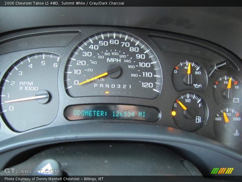 Summit White / Gray/Dark Charcoal 2006 Chevrolet Tahoe LS 4WD