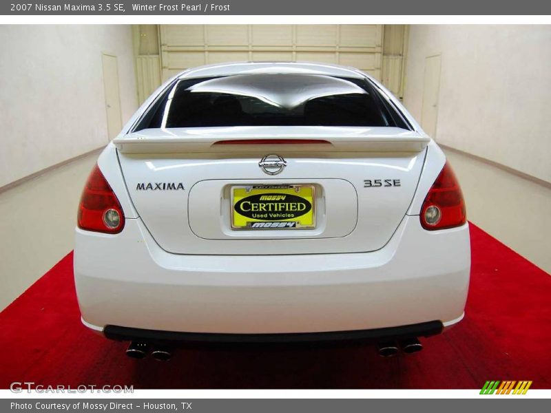 Winter Frost Pearl / Frost 2007 Nissan Maxima 3.5 SE