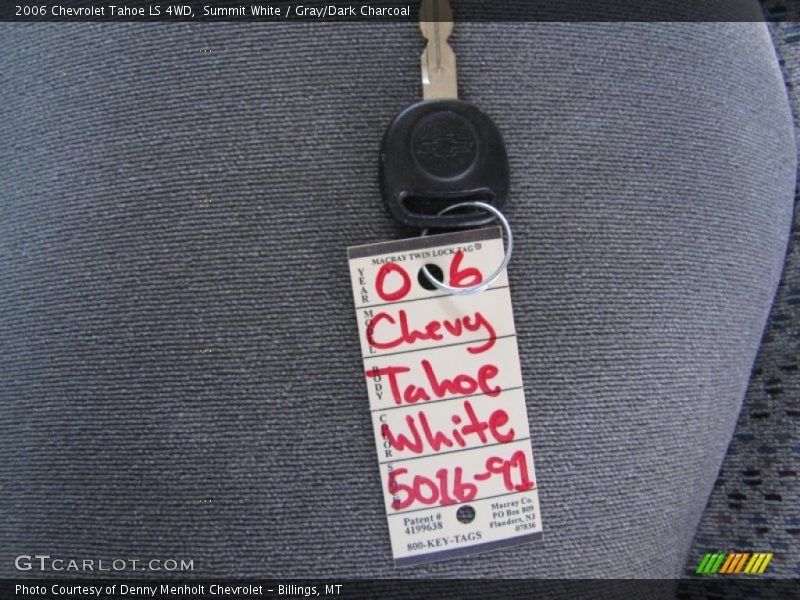 Summit White / Gray/Dark Charcoal 2006 Chevrolet Tahoe LS 4WD