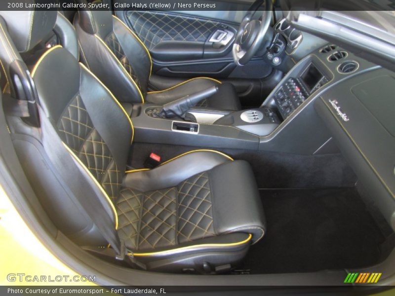  2008 Gallardo Spyder Nero Perseus Interior