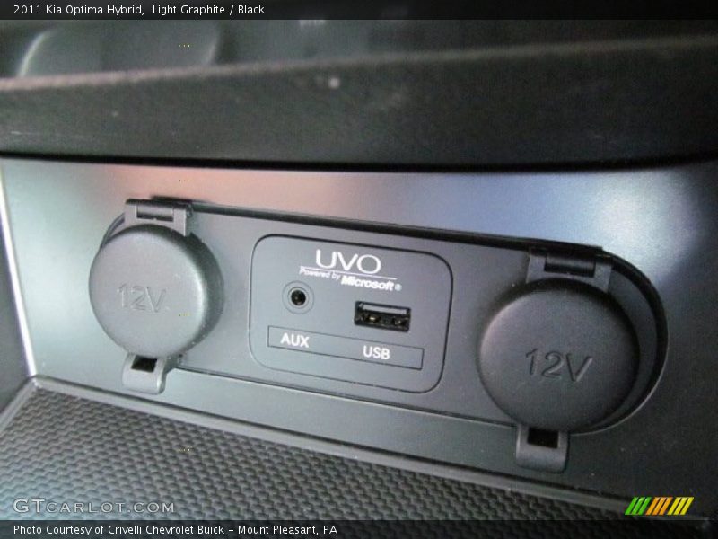 Light Graphite / Black 2011 Kia Optima Hybrid