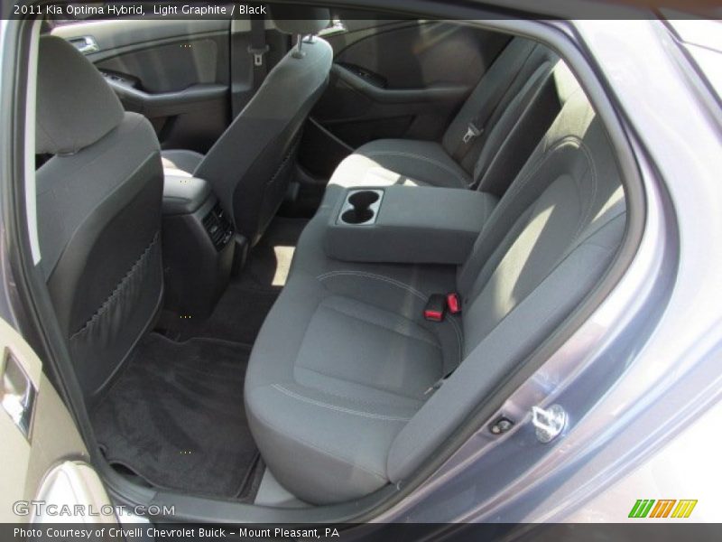 Rear Seat of 2011 Optima Hybrid
