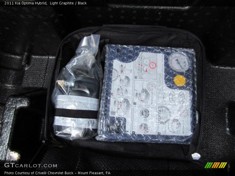 Light Graphite / Black 2011 Kia Optima Hybrid