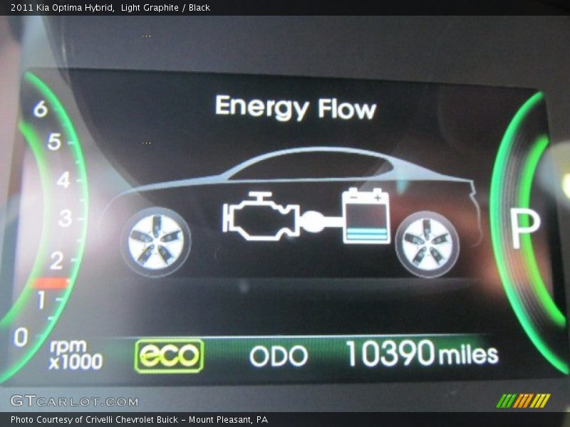 Light Graphite / Black 2011 Kia Optima Hybrid