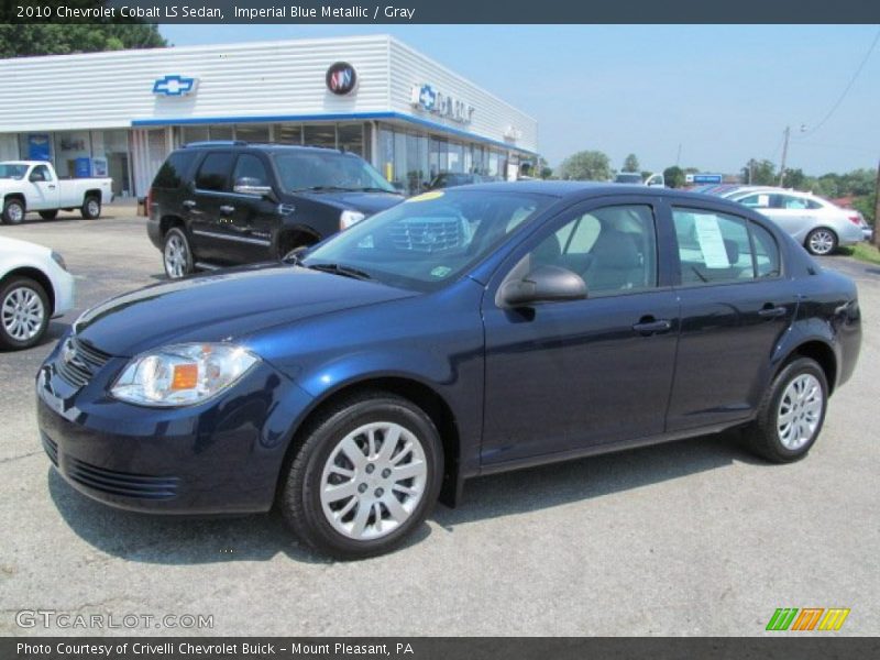 Imperial Blue Metallic / Gray 2010 Chevrolet Cobalt LS Sedan