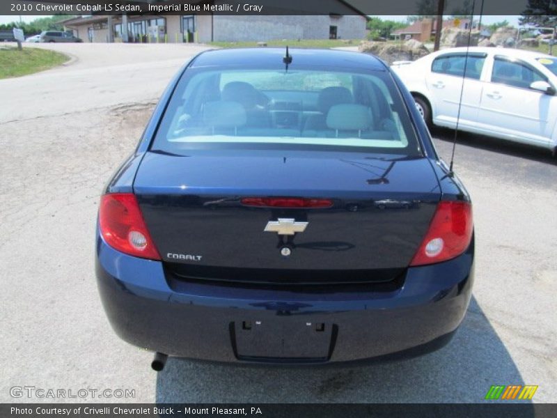 Imperial Blue Metallic / Gray 2010 Chevrolet Cobalt LS Sedan