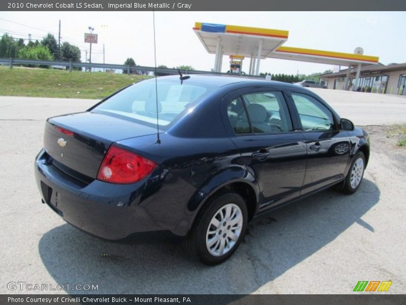 Imperial Blue Metallic / Gray 2010 Chevrolet Cobalt LS Sedan