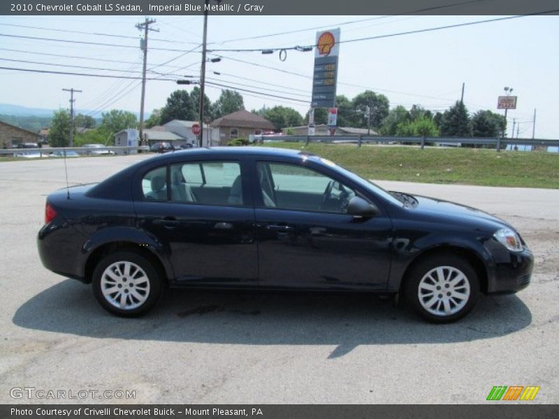 Imperial Blue Metallic / Gray 2010 Chevrolet Cobalt LS Sedan