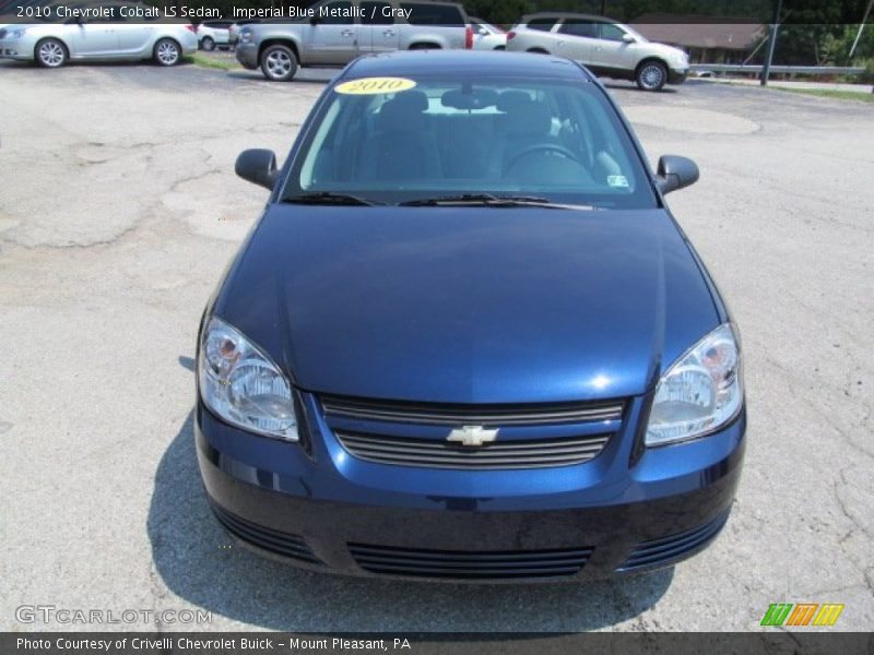 Imperial Blue Metallic / Gray 2010 Chevrolet Cobalt LS Sedan