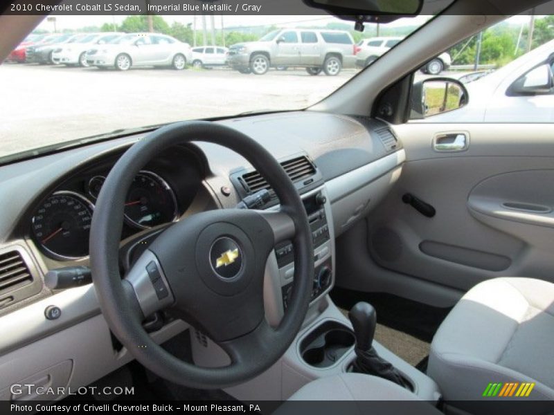Imperial Blue Metallic / Gray 2010 Chevrolet Cobalt LS Sedan
