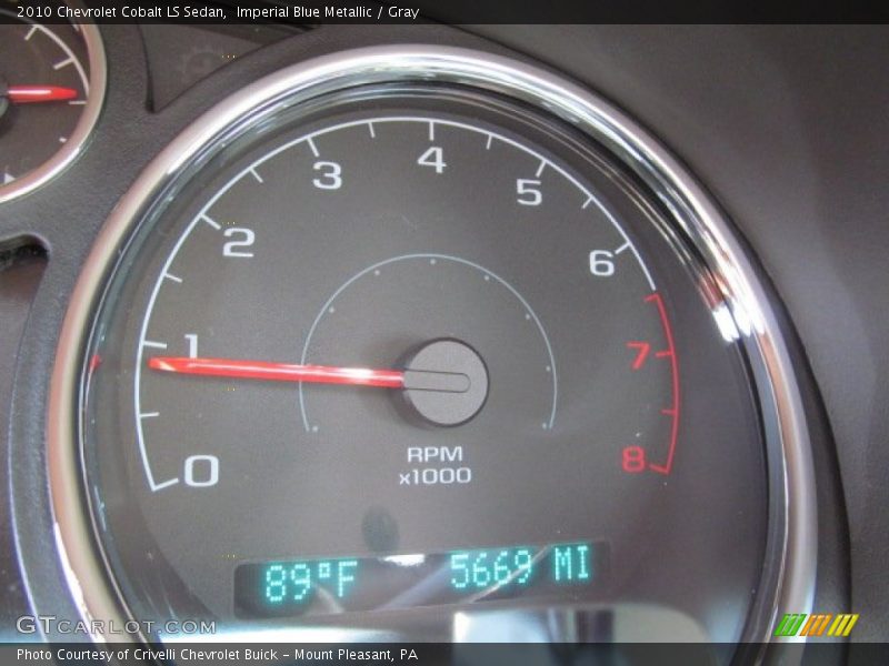 Imperial Blue Metallic / Gray 2010 Chevrolet Cobalt LS Sedan