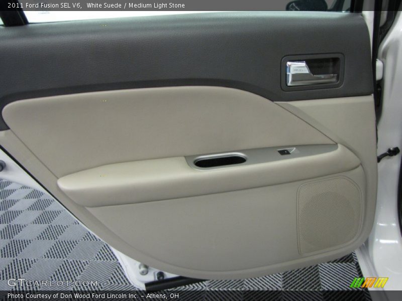 White Suede / Medium Light Stone 2011 Ford Fusion SEL V6