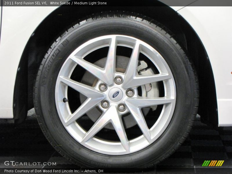 White Suede / Medium Light Stone 2011 Ford Fusion SEL V6