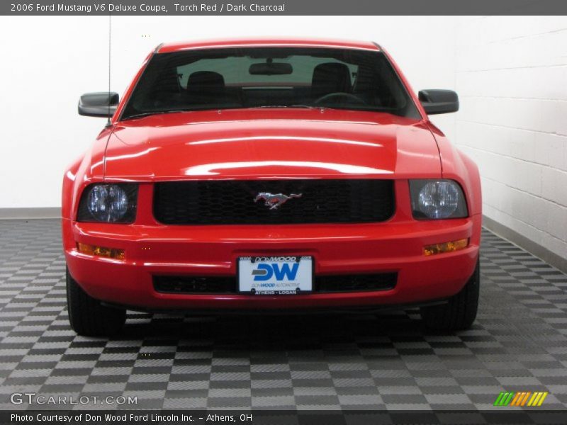 Torch Red / Dark Charcoal 2006 Ford Mustang V6 Deluxe Coupe