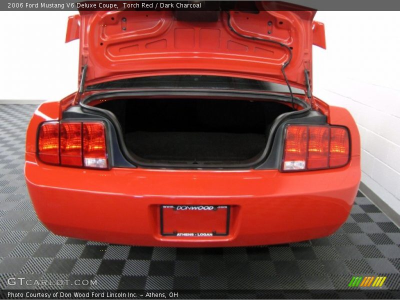 Torch Red / Dark Charcoal 2006 Ford Mustang V6 Deluxe Coupe