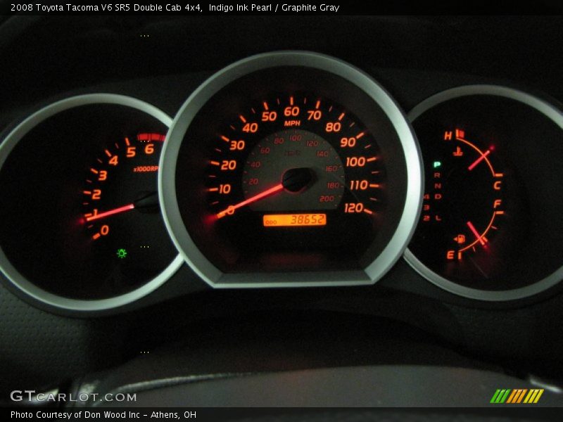 Indigo Ink Pearl / Graphite Gray 2008 Toyota Tacoma V6 SR5 Double Cab 4x4