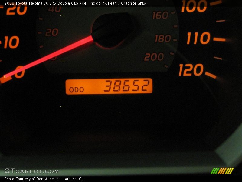 Indigo Ink Pearl / Graphite Gray 2008 Toyota Tacoma V6 SR5 Double Cab 4x4