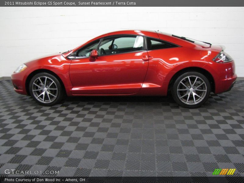 Sunset Pearlescent / Terra Cotta 2011 Mitsubishi Eclipse GS Sport Coupe