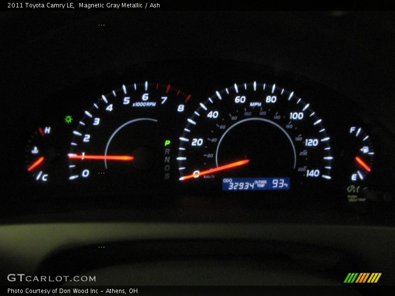 Magnetic Gray Metallic / Ash 2011 Toyota Camry LE