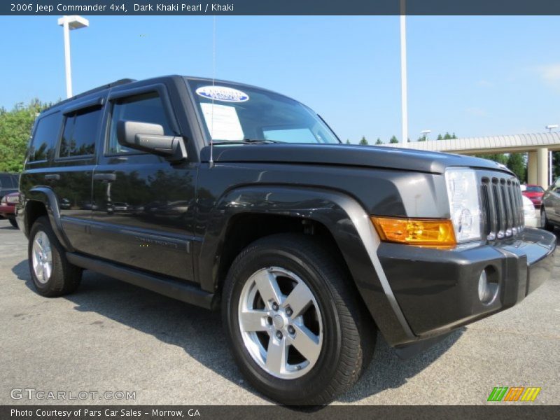 Dark Khaki Pearl / Khaki 2006 Jeep Commander 4x4