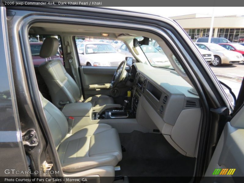Dark Khaki Pearl / Khaki 2006 Jeep Commander 4x4