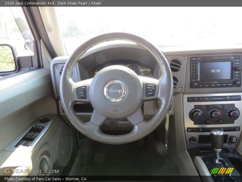 Dark Khaki Pearl / Khaki 2006 Jeep Commander 4x4